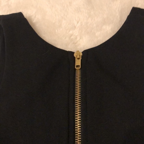 Felicity and Coco NEW Black Zip Up Midi Sheath Dress Size Extra Small - Picture 10 of 11